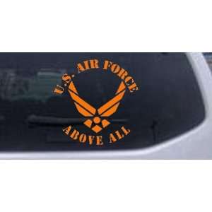 Air Force Above All Military Car Window Wall Laptop Decal Sticker 
