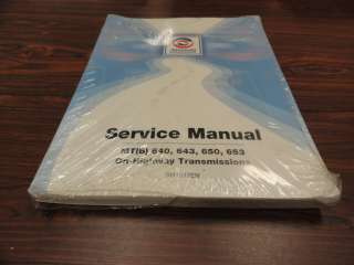 Allison MTB 640 643 650 653 Transmission Service Manual  