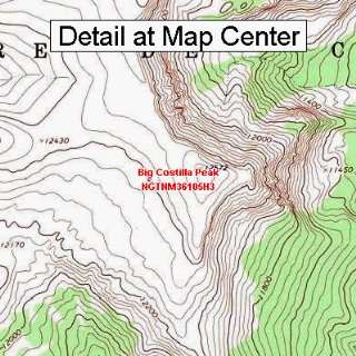   Map   Big Costilla Peak, New Mexico (Folded/Waterproof) Sports