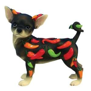Westland Giftware Chihuahua Chili Peppers Figurine