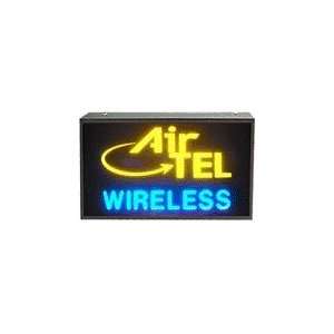  AirTel Wireless Simulated Neon Sign 16 x 28