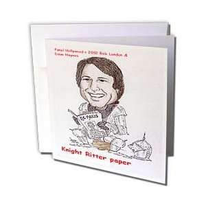 Hollywood Cartoons   John Ritter Memorial   Greeting Cards 6 Greeting 