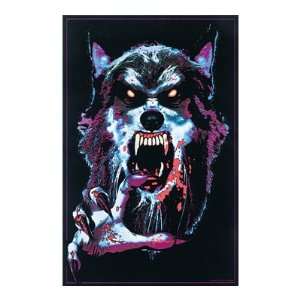 Werewolf Blacklight Poster Print, 22x34 Blacklight Poster 