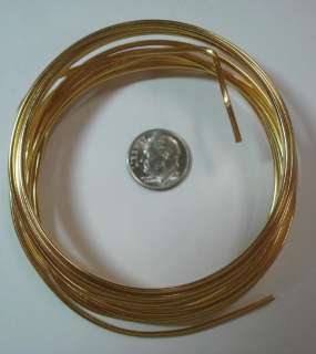   Gold Plated Copper Round Wire 14Ga Perfect for jewelry PW051  