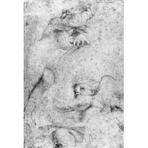   Correggio   24 x 36 inches   The Virgin and Child