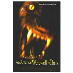  American Werewolf In Paris Original Movie Poster, 27 x 40 
