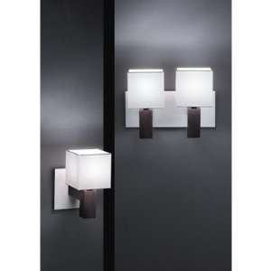    Maria Two Wall Lamp Finish Wenge White Cloth