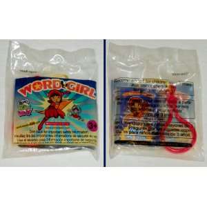  WENDYS   Kids Meal Toy WORD GIRL   Mini Go Fish   2009 