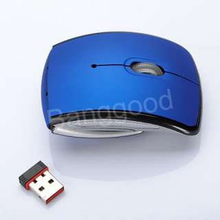 USB folding Wireless Optical Arc Mouse For PC Laptop  