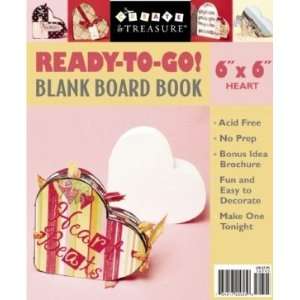  C & T Publishing Ready To Go Blank Heart Board Book (6 X 