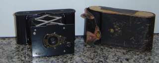 RARE Antique Kodak 1913 Folding Camera W/Case Eastman Kodak Rochester 