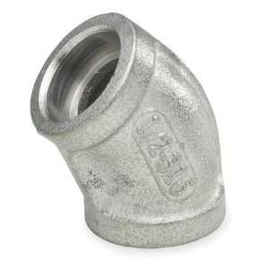 Stainless Steel Socket Weld Fittings 3000 PSI Elbow,45 Deg,1 1/2 In,31 