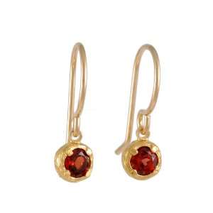  CATHERINE WEITZMAN  Hanging Garnet Earrings Jewelry