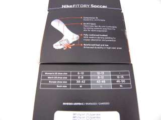    Fit Soccer Compression White Socks Knee High Men 8 12 2 Pair  