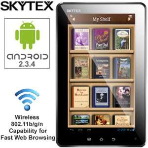 SKYTEX 7 INCH CAPACITIVE TOUCHSCREEN TABLET ANDROID 2.3.4 BRAND NEW 