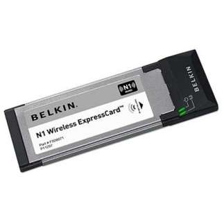 BELKIN N1 Wireless ExpressCard 802.11n Card F5D8071 NEW  