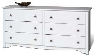 Sonoma Furniture 6 Drawer Bedroom Dresser   White NEW  