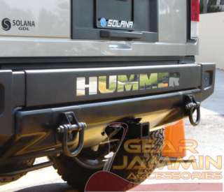 New Hummer H2 Rear Bumper Chrome Letters SUV  