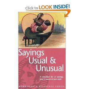   Unusual Sayings (Wordsworth Reference) [Paperback] Rodney Dale Books