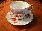 Queen Anne 8619 Roses & white Flowers Bone China Teacup