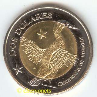 Galapagos Islands 2 dollars 2008