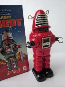 Wind Up REMOVABLE KEY mechanical Sparking Space Forbidden planet Robby 