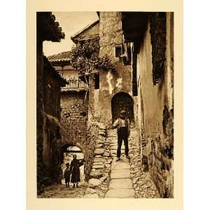  1925 Albarracin Spain Spanish Village Street Hielscher 