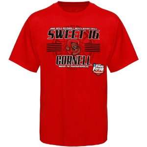   Red Carnelian 2010 NCAA Mens Basketball Tournament Sweet 16 T shirt
