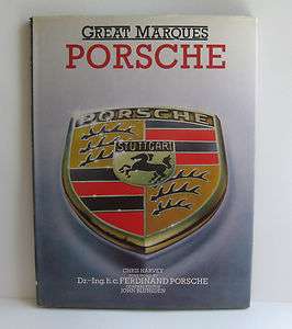 Great Marques PORSCHE Book HC 1980 Chris Harvey 911  