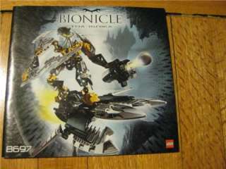 Lego Bionicle 8697 Toa Ignika   instruction manual only  