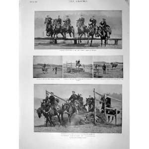  1898 Cavalry Exercises Aldershot Hussars Dragoon Horses 