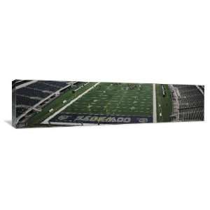 Cowboys Football Field   Gallery Wrapped Canvas   Museum Quality  Size 