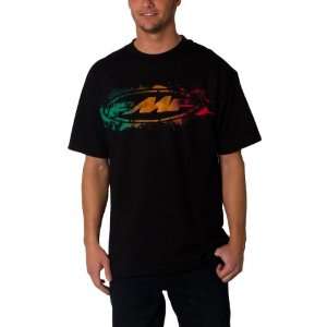   Fresco Mens Short Sleeve Race Wear Shirt   Black / Medium Automotive