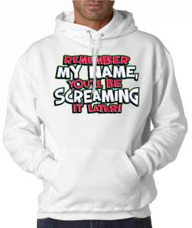 Remember My Name Funny 50/50 Pullover Hoodie  