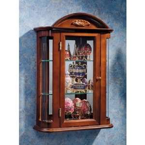  Rosedale Hardwood Wall Curio Cabinet