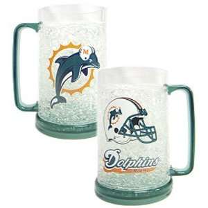    BSS   Miami Dolphins NFL Crystal Freezer Mug 
