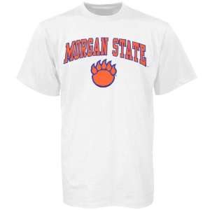 NCAA Morgan State Bears White Bare Essentials T shirt  