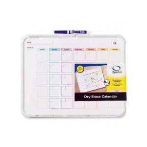  Quartet Dry erase Calendar Board, w/ Marker/Hardware, 11 