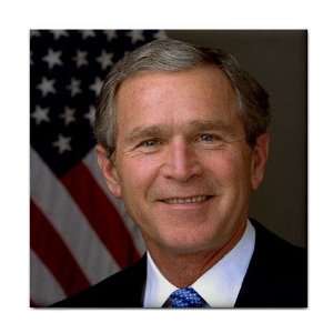  President George W. Bush Tile Trivet 