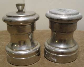   1779 Pewter Italy Mini Classic Design Salt & Pepper Shaker  