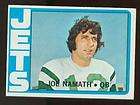 1972 Topps #100 JOE NAMATH New York Jets Near Mint +
