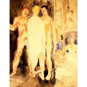   Charles Demuth   24 x 30 inches   Turkish Bath with