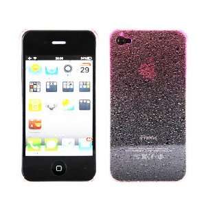 WalkNTalkOnline   Apple iPhone 4 Pink Waterdrop Textured Gradient Hard 