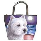   bag purse from art painting Dog 81 Westie West Highland White Terrier