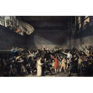  The Tennis Court Oath, 20th June 1789, 1791 Stretched 