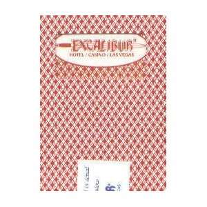  Excalibur Casino Las Vegas Red Playing Cards Sports 
