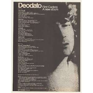  1975 Eumir Deodato First Cuckoo MCA Records Print Ad 