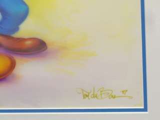 Tom duBois Mickey Mouse and Friends  Original Pastel Sketch.