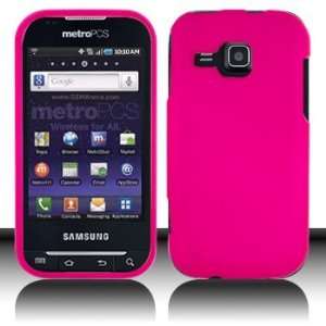  Pink Hard Plastic Rubberized Case Cover for Samsung R910 