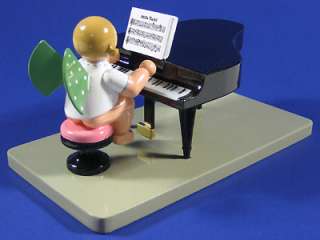Wendt & Kuhn Angel Playing Piano German Figurine  